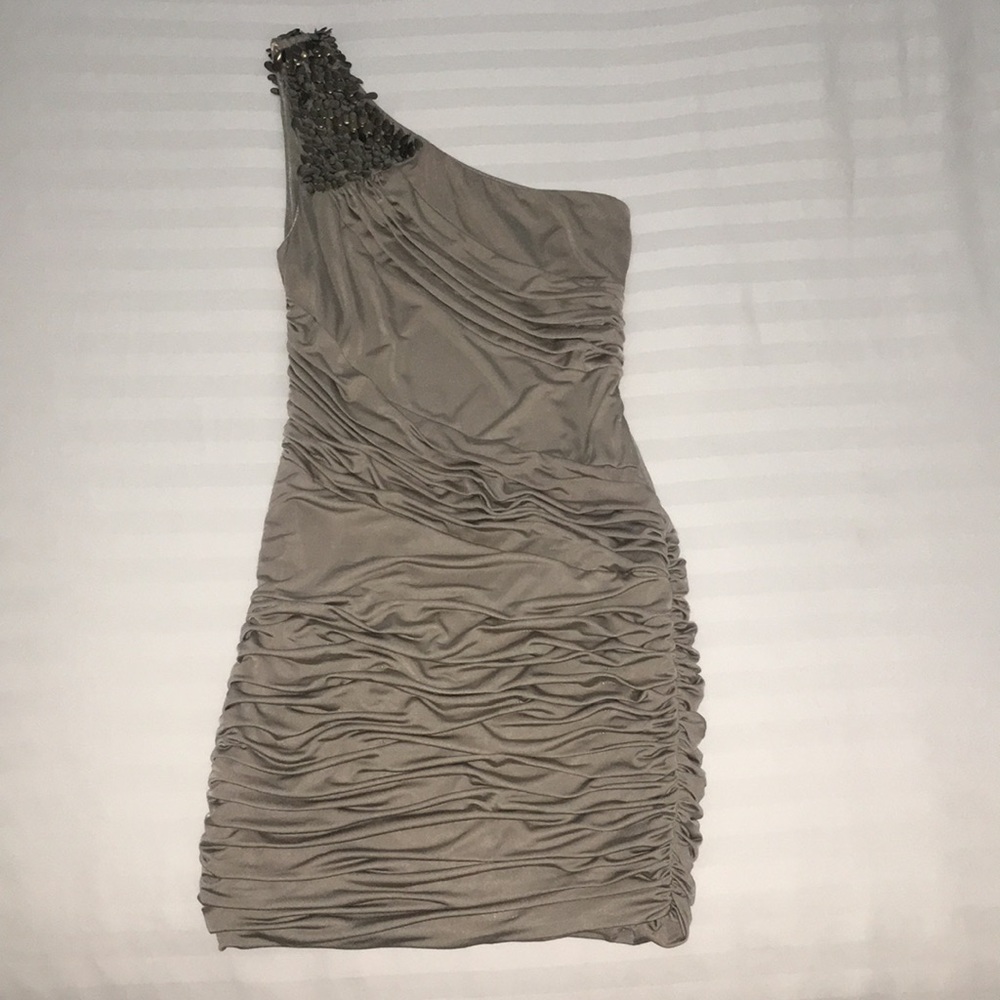 One shoulder dress. Like new.